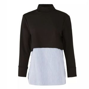 3/$25 Drew stripe mock neck tunic | Size XS